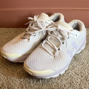 Under Armour purple and White Athletic Shoes